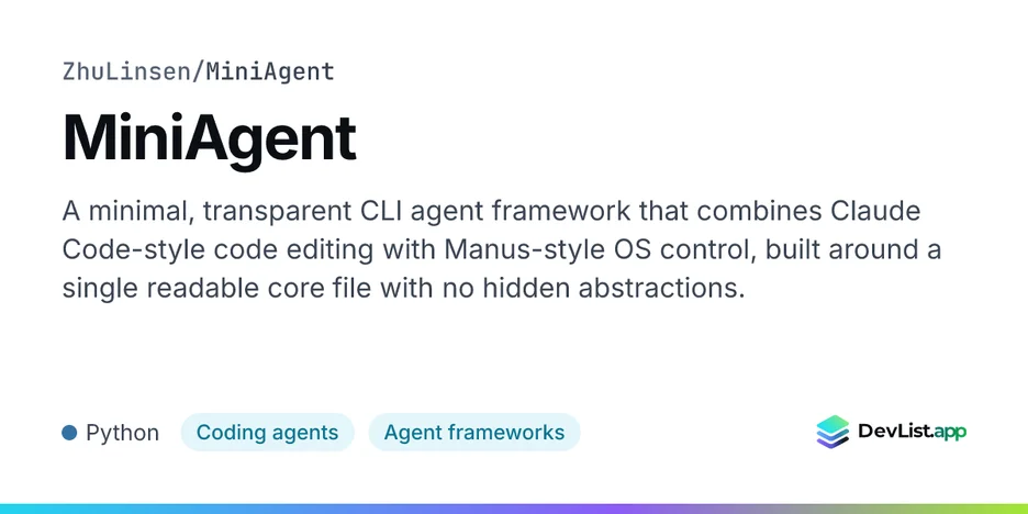 MiniAgent