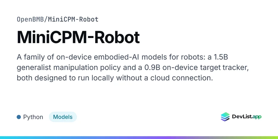 MiniCPM-Robot