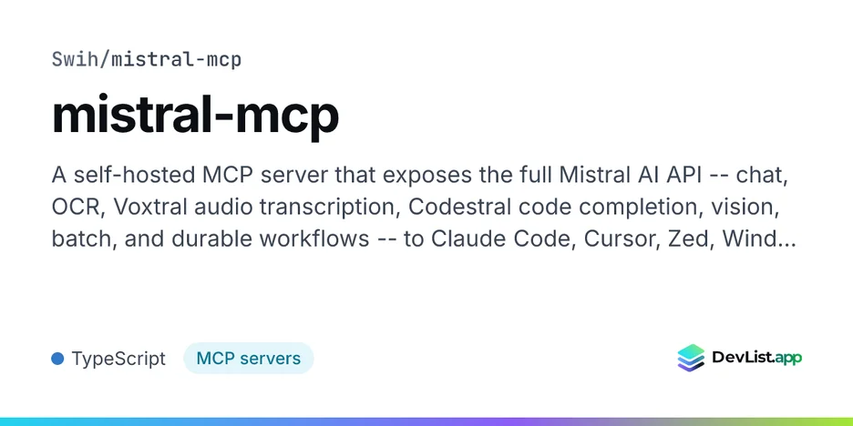 mistral-mcp