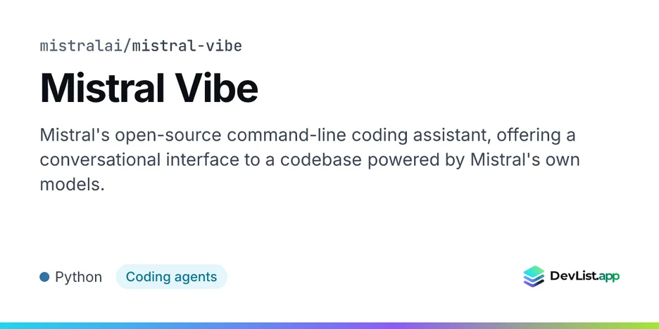 Mistral Vibe