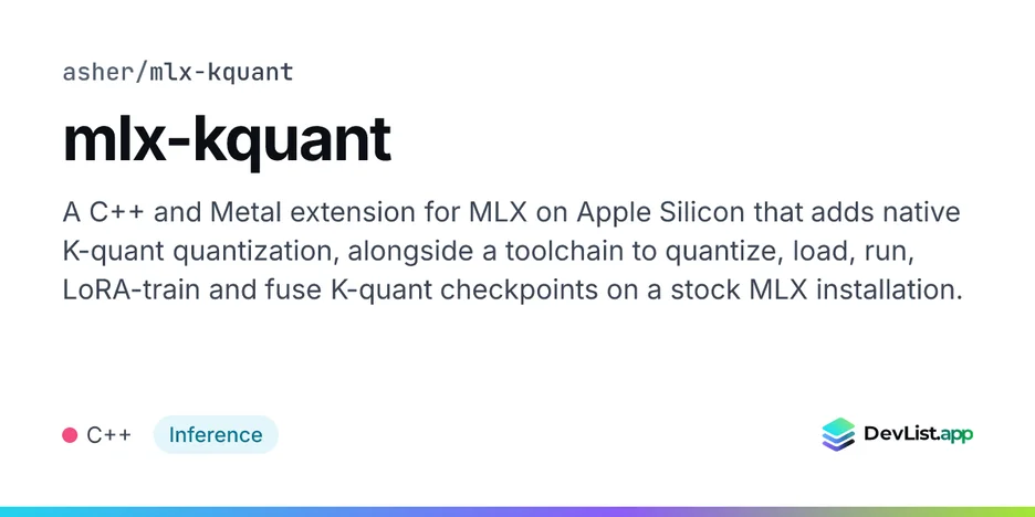 mlx-kquant