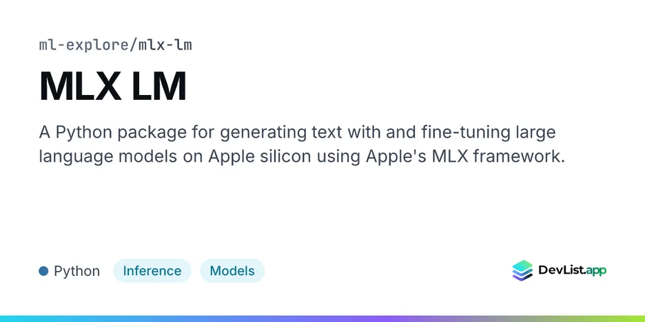MLX LM