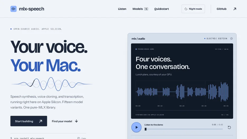 mlx-speech