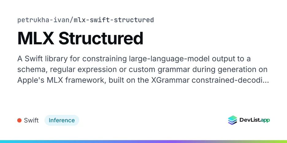 MLX Structured