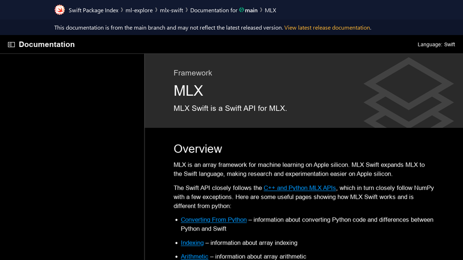 MLX Swift