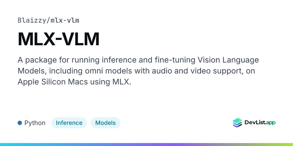 MLX-VLM