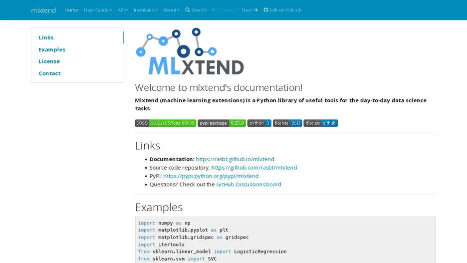 Mlxtend