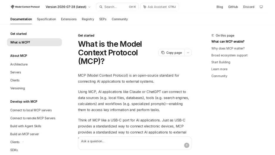Model Context Protocol servers