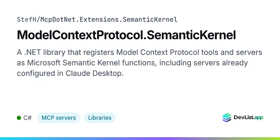 ModelContextProtocol.SemanticKernel