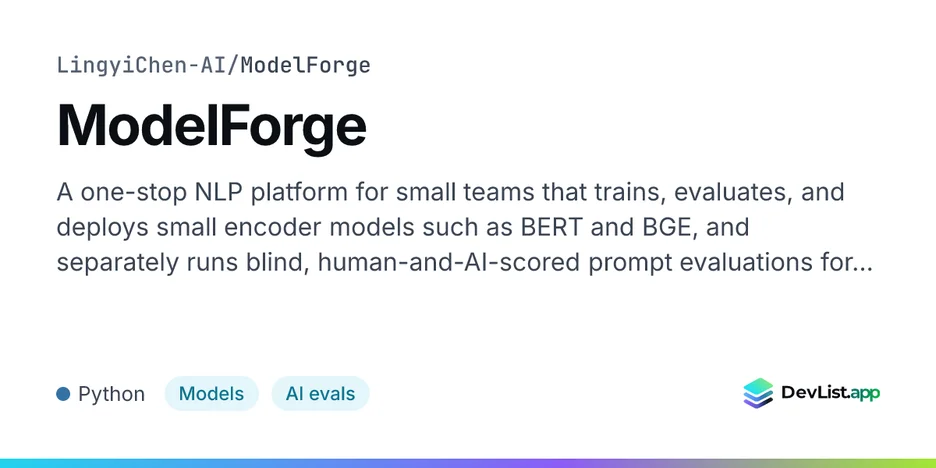 ModelForge