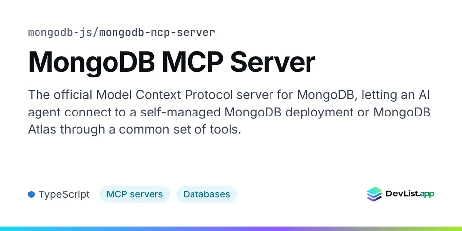 MongoDB MCP Server