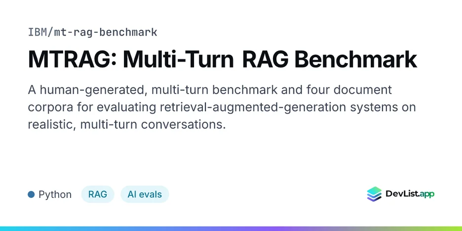 MTRAG: Multi-Turn RAG Benchmark
