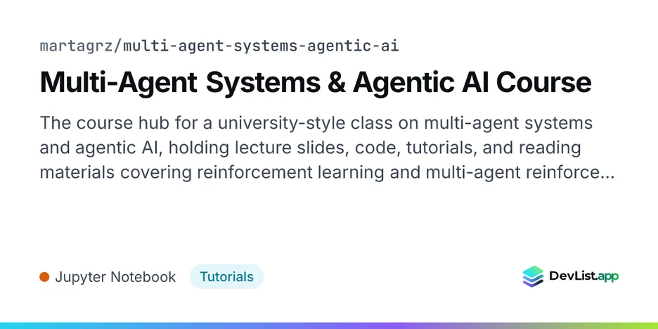Multi-Agent Systems & Agentic AI Course