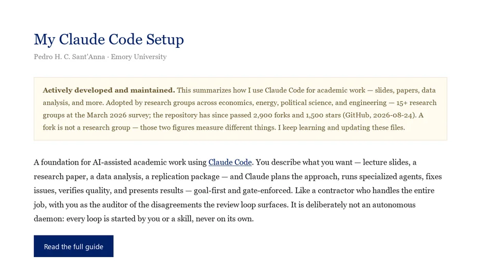 My Claude Code Setup