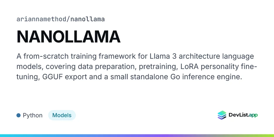 NANOLLAMA