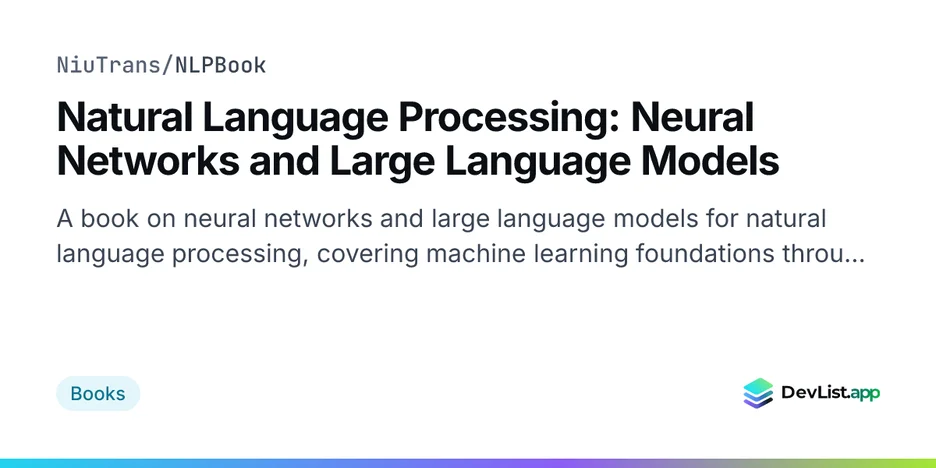 Natural Language Processing: Neural Networks and Large Language Models