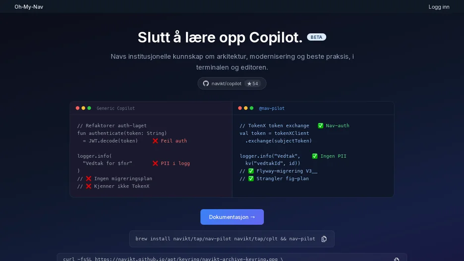 Nav Copilot Customizations