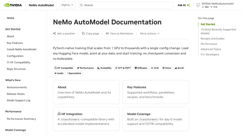 NeMo AutoModel