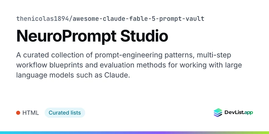 NeuroPrompt Studio