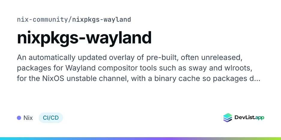 nixpkgs-wayland