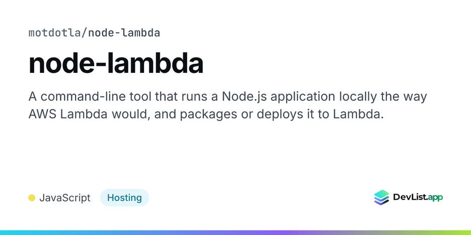 node-lambda