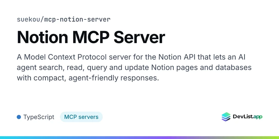 Notion MCP Server