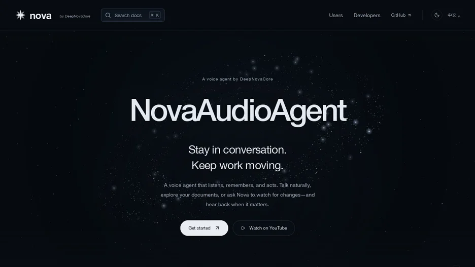 Nova Audio Agent