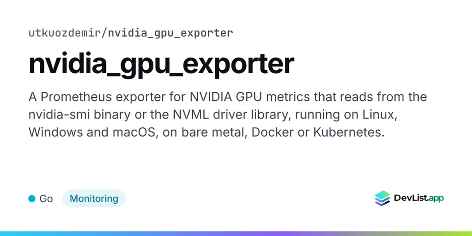 nvidia_gpu_exporter