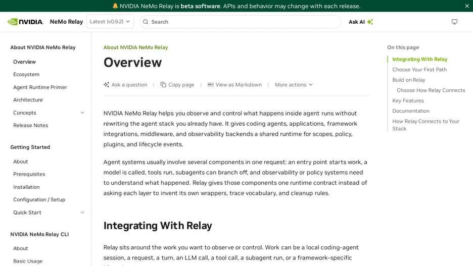 NVIDIA NeMo Relay
