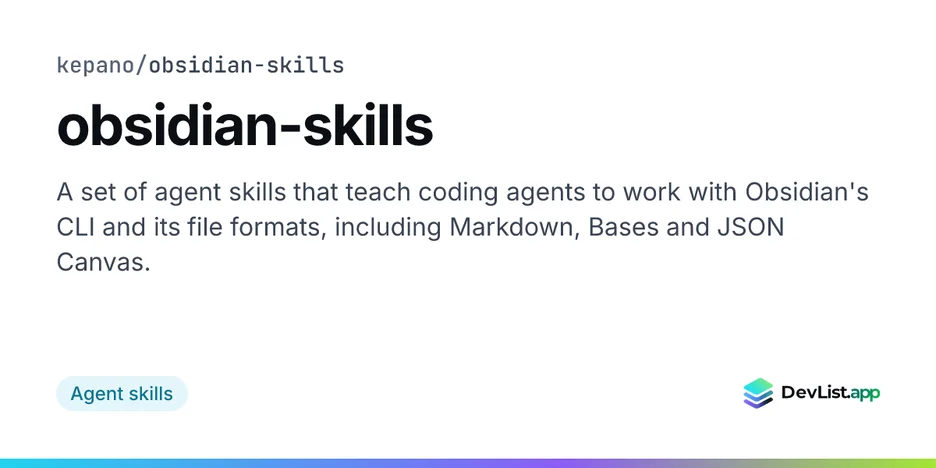 obsidian-skills