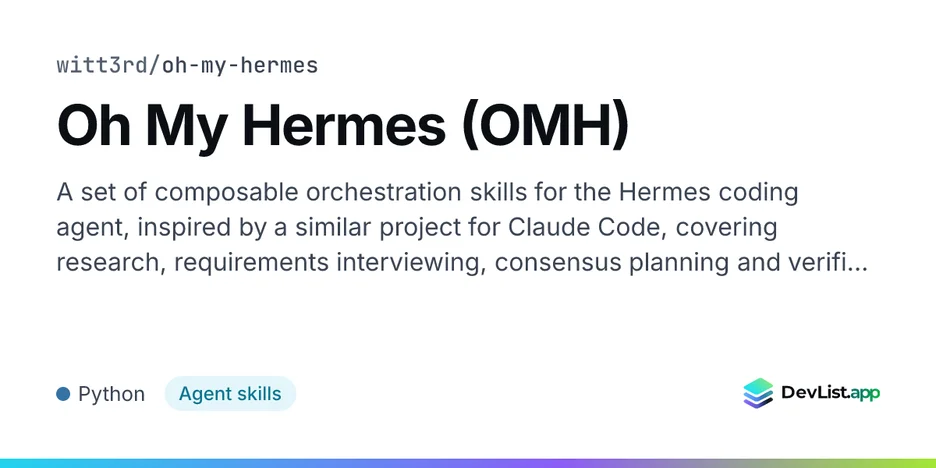 Oh My Hermes (OMH)