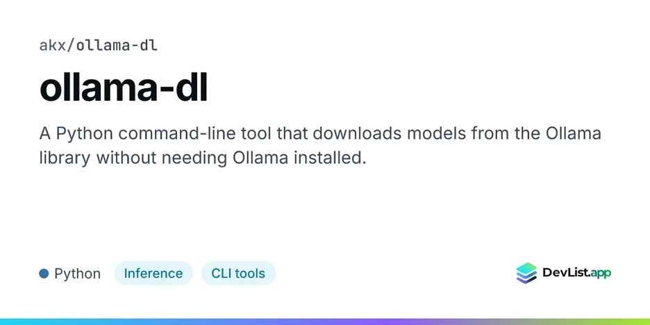 ollama-dl