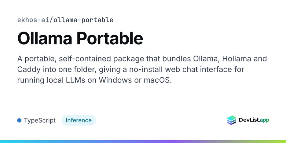 Ollama Portable