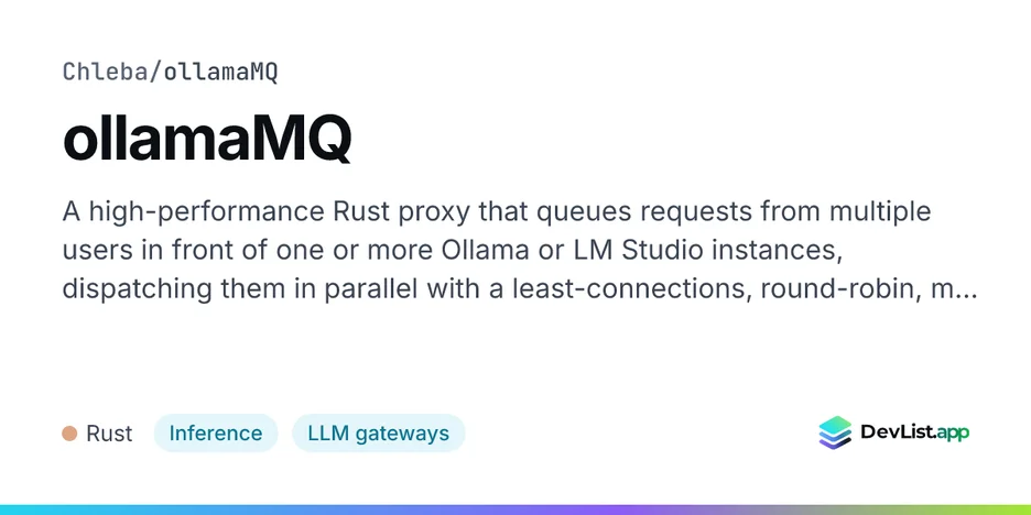 ollamaMQ