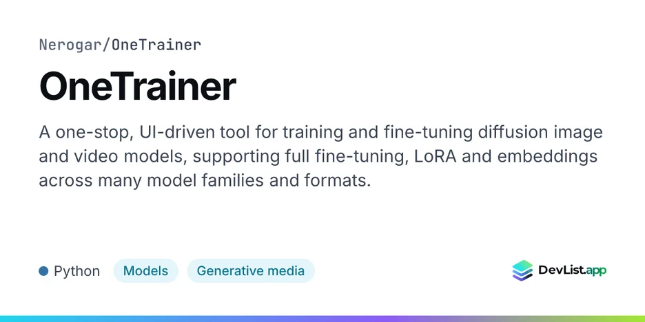 OneTrainer