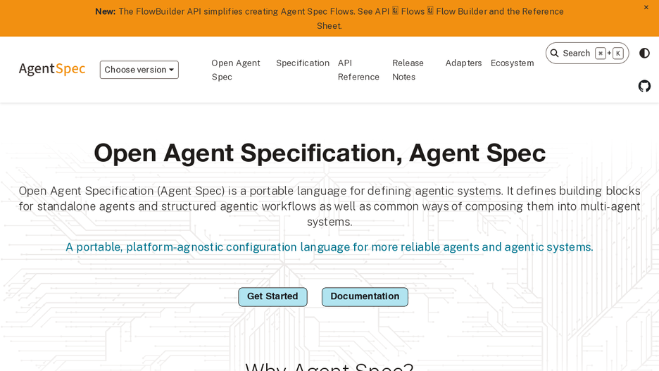 Open Agent Specification