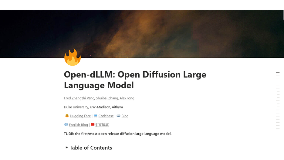 Open-dLLM
