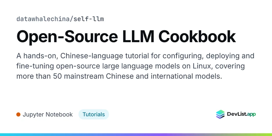 Open-Source LLM Cookbook