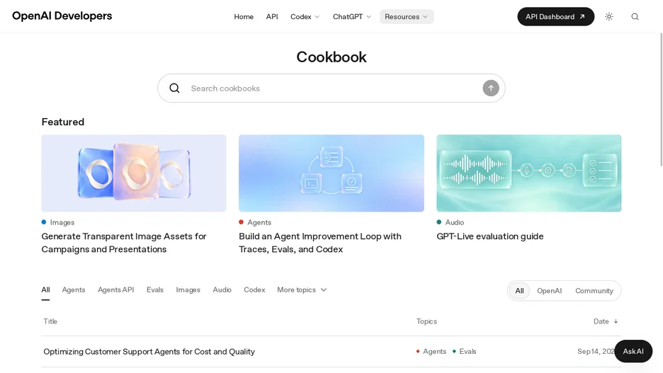 OpenAI Cookbook