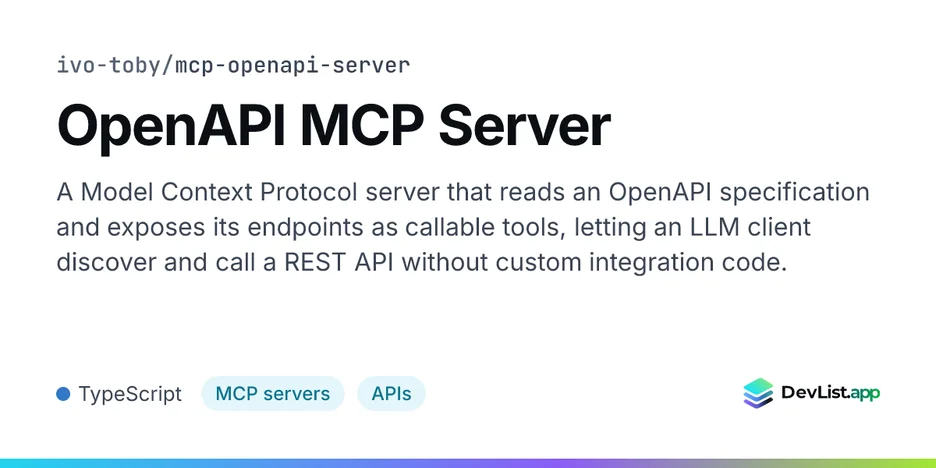 OpenAPI MCP Server