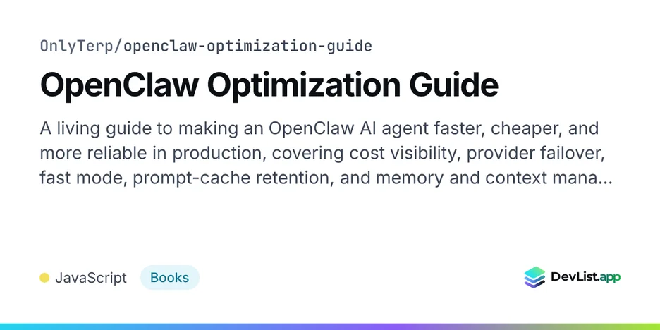OpenClaw Optimization Guide