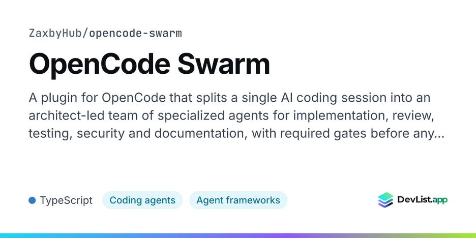 OpenCode Swarm