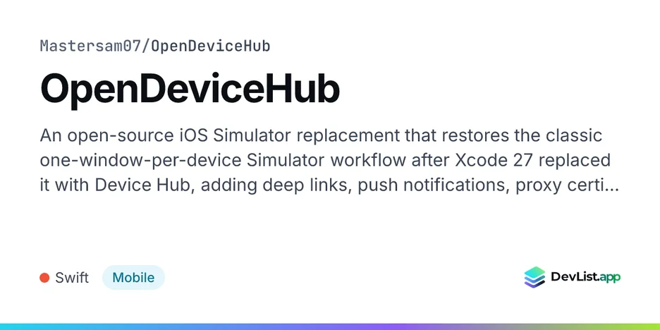 OpenDeviceHub