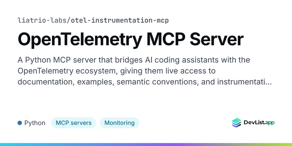OpenTelemetry MCP Server