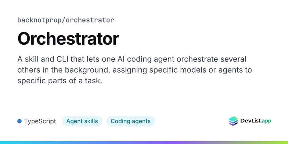 Orchestrator