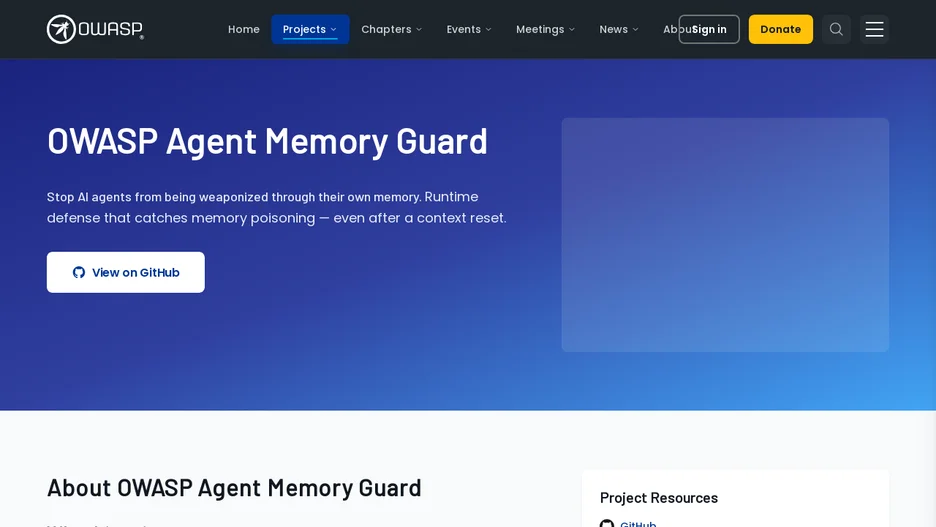OWASP Agent Memory Guard