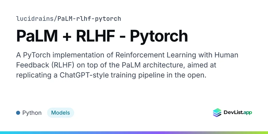 PaLM + RLHF - Pytorch