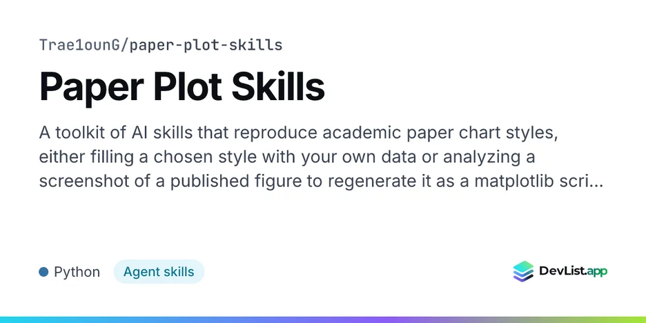 Paper Plot Skills