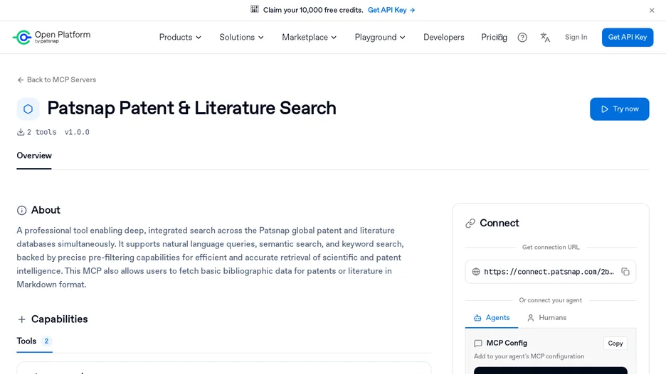 Patent & Literature Search MCP
