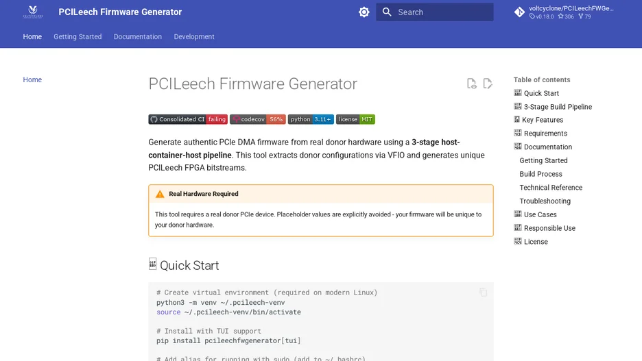 PCILeech Firmware Generator